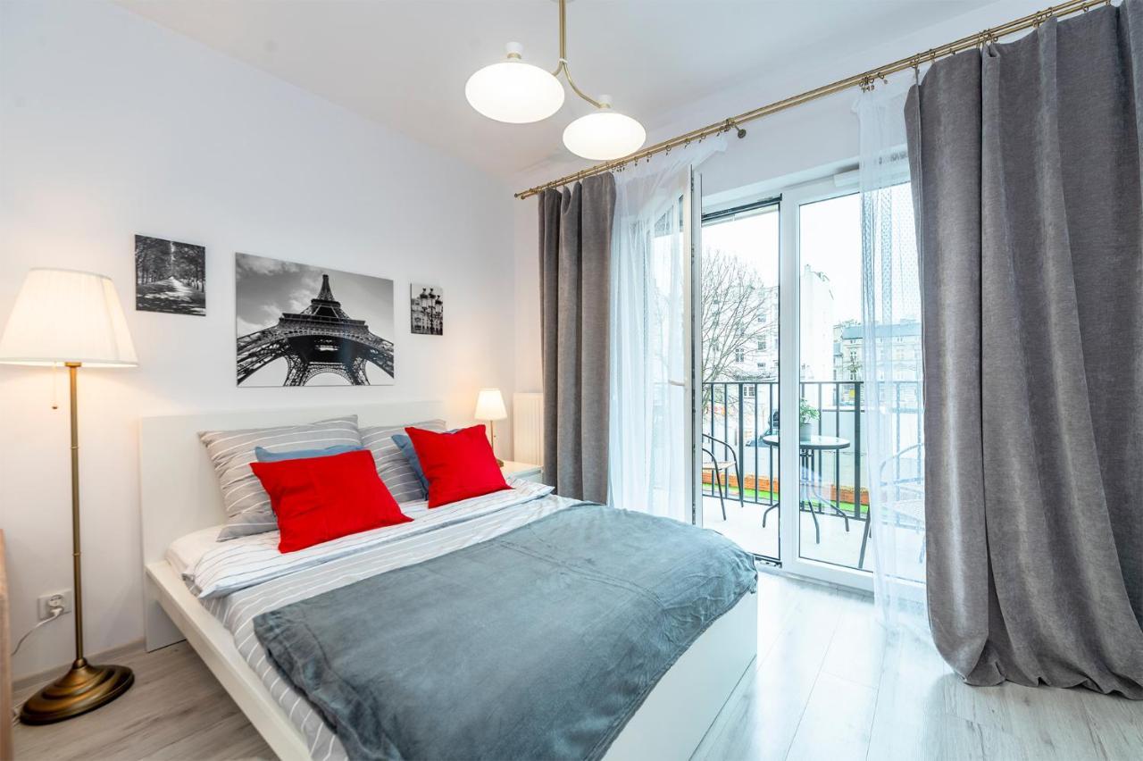 Luxury In City -3- Studio Bright & Secure Free Parking Łódź Esterno foto